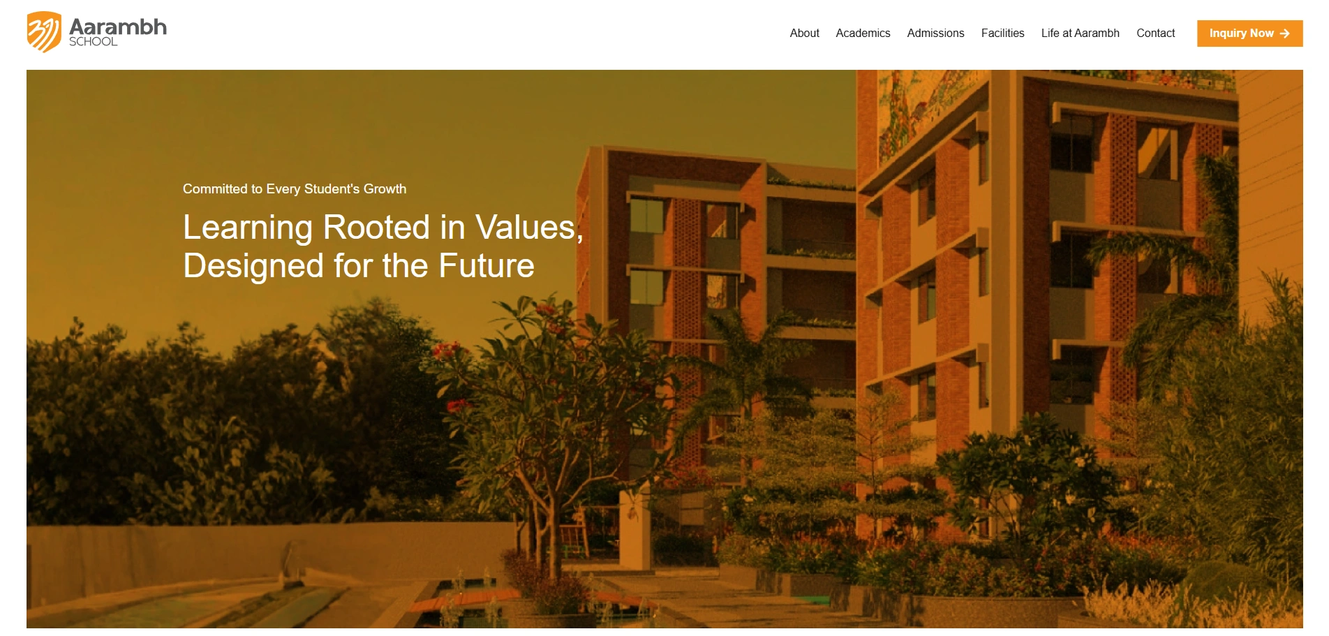 Aarambh School Website by Greyphyte