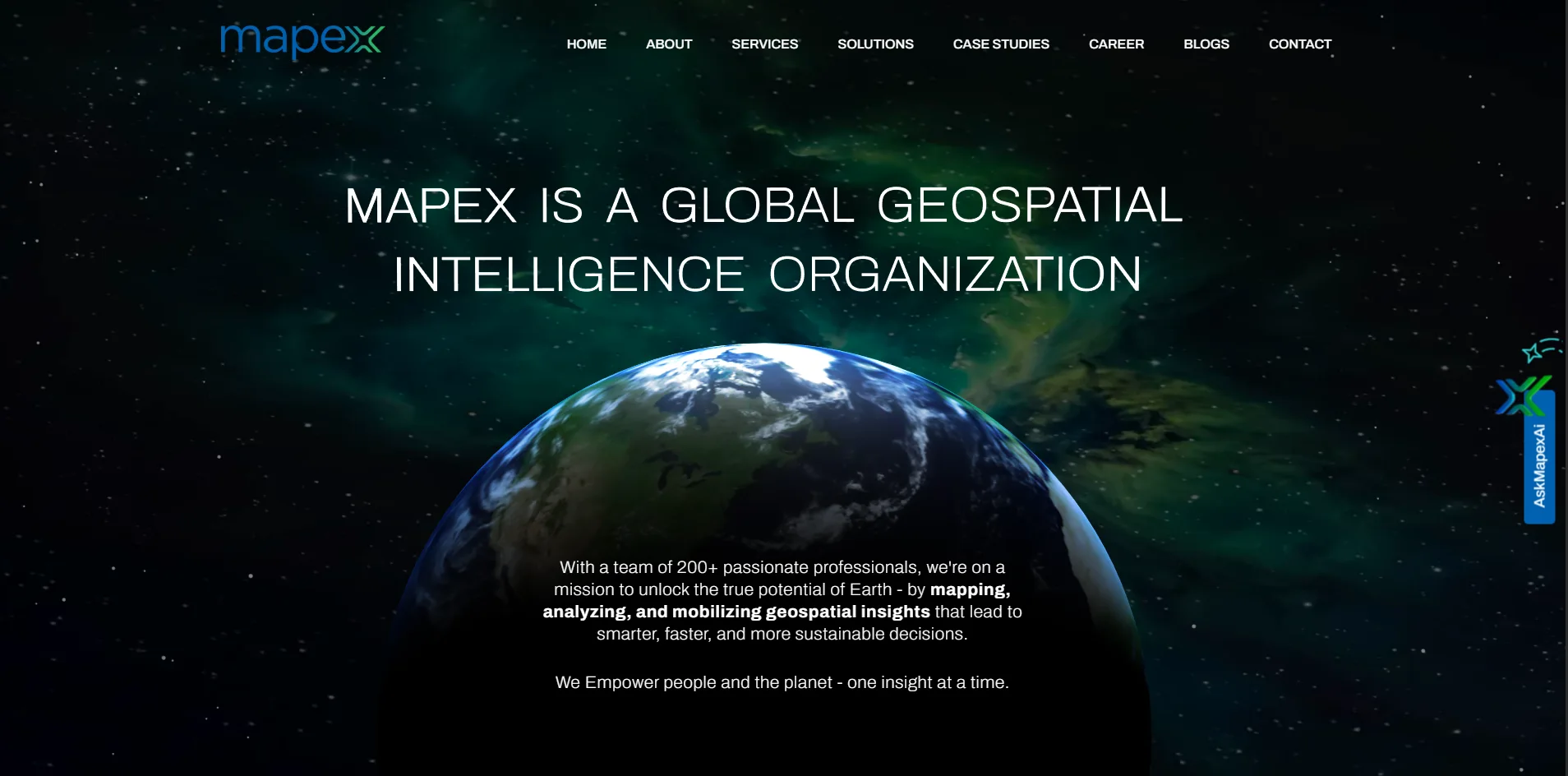 Mapex.ai Website by Greyphyte