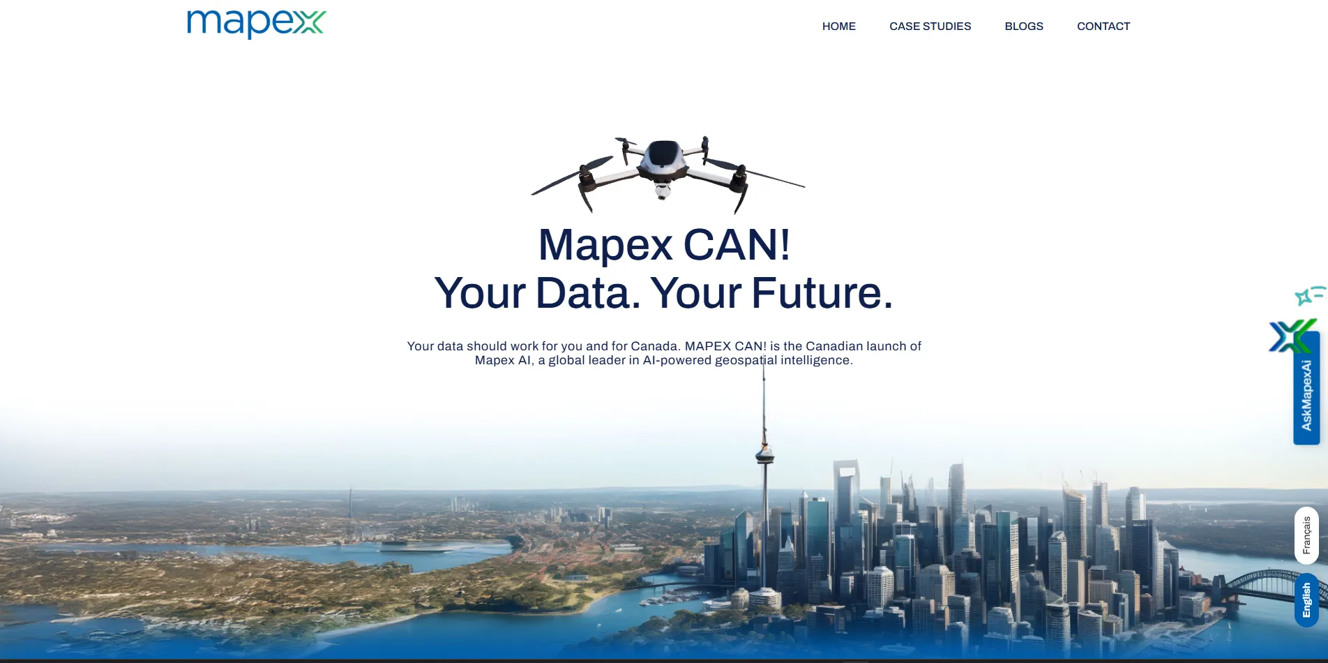 Mapex.ai Canada Website by Greyphyte