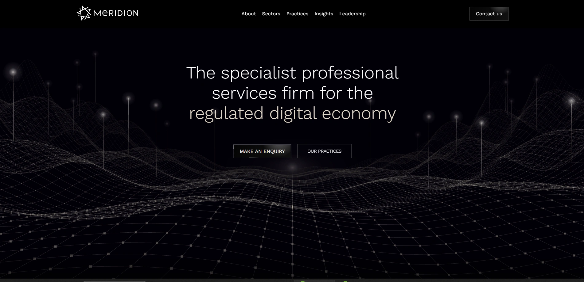 Meridion Website by Greyphyte