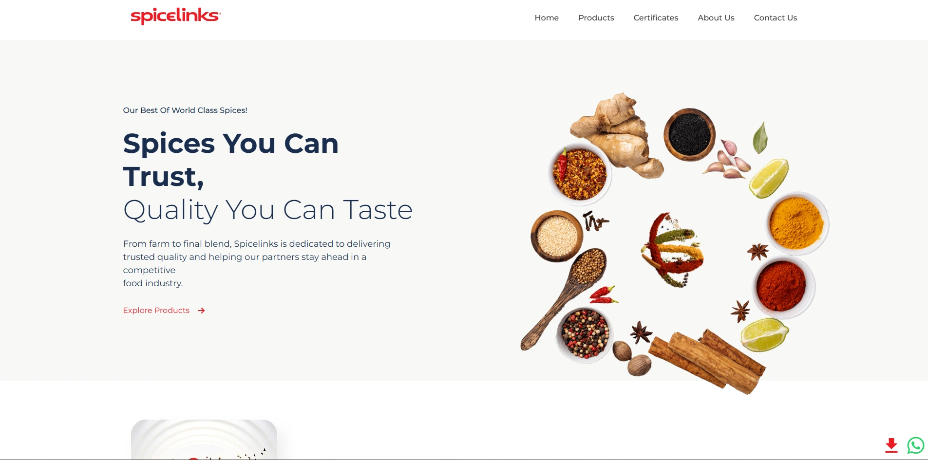 Spicelinks Website by Greyphyte